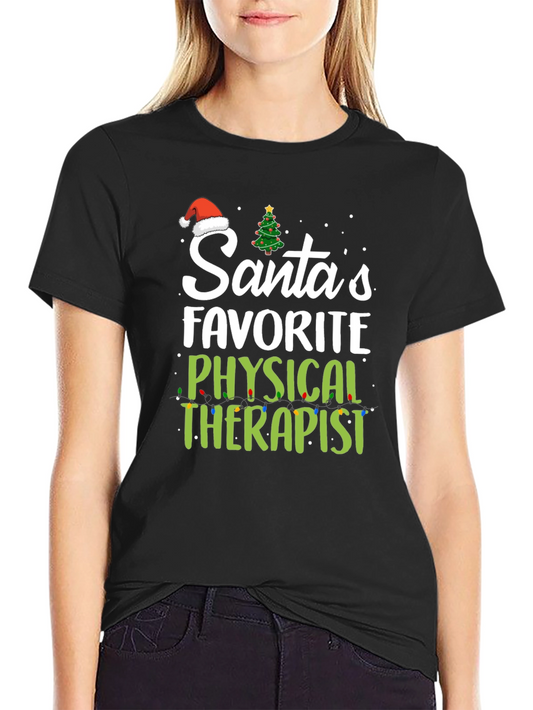 Santas Favorite Physical Therapist T-Shirt