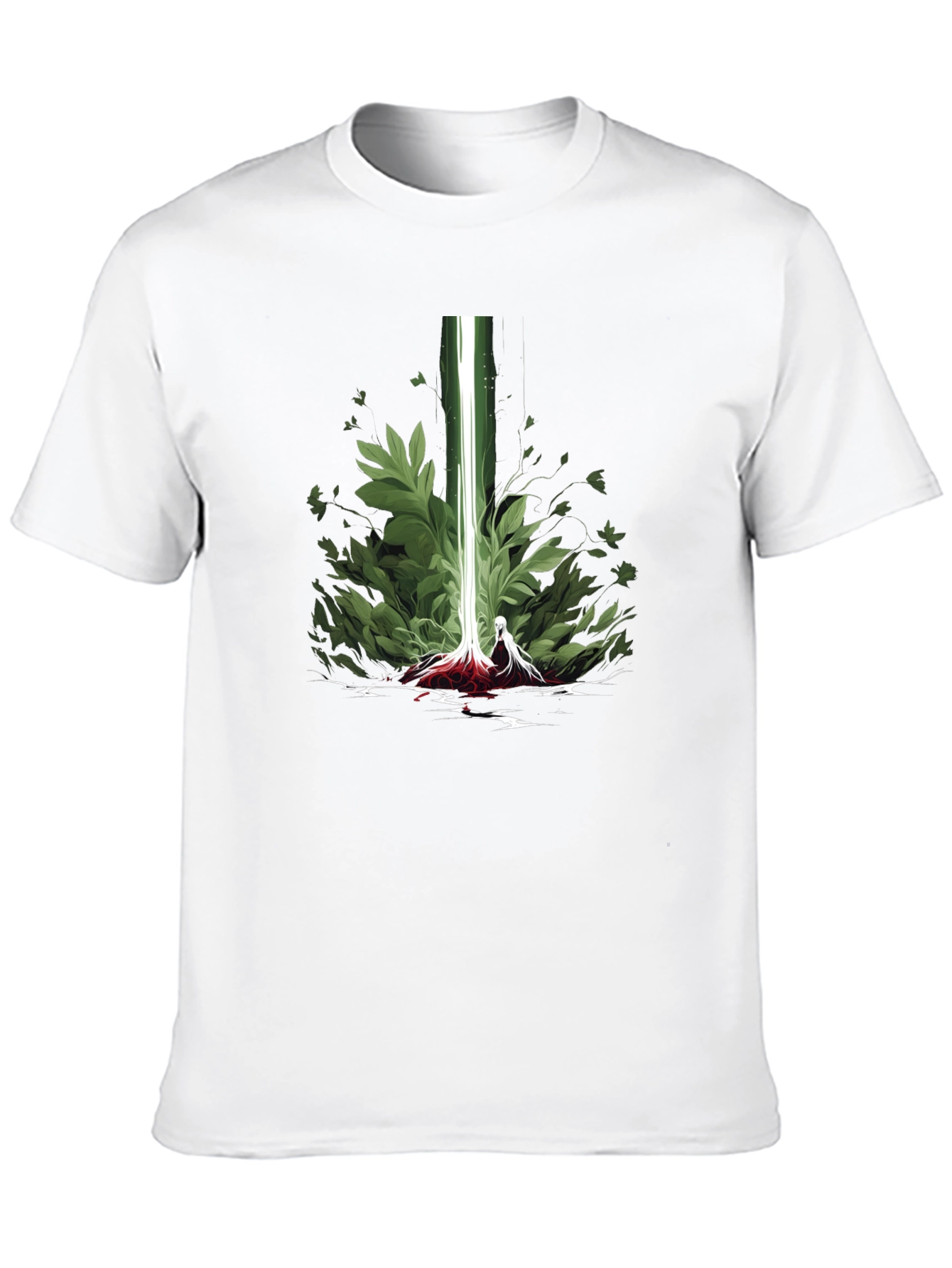 Natures Light Black Graphic Tee