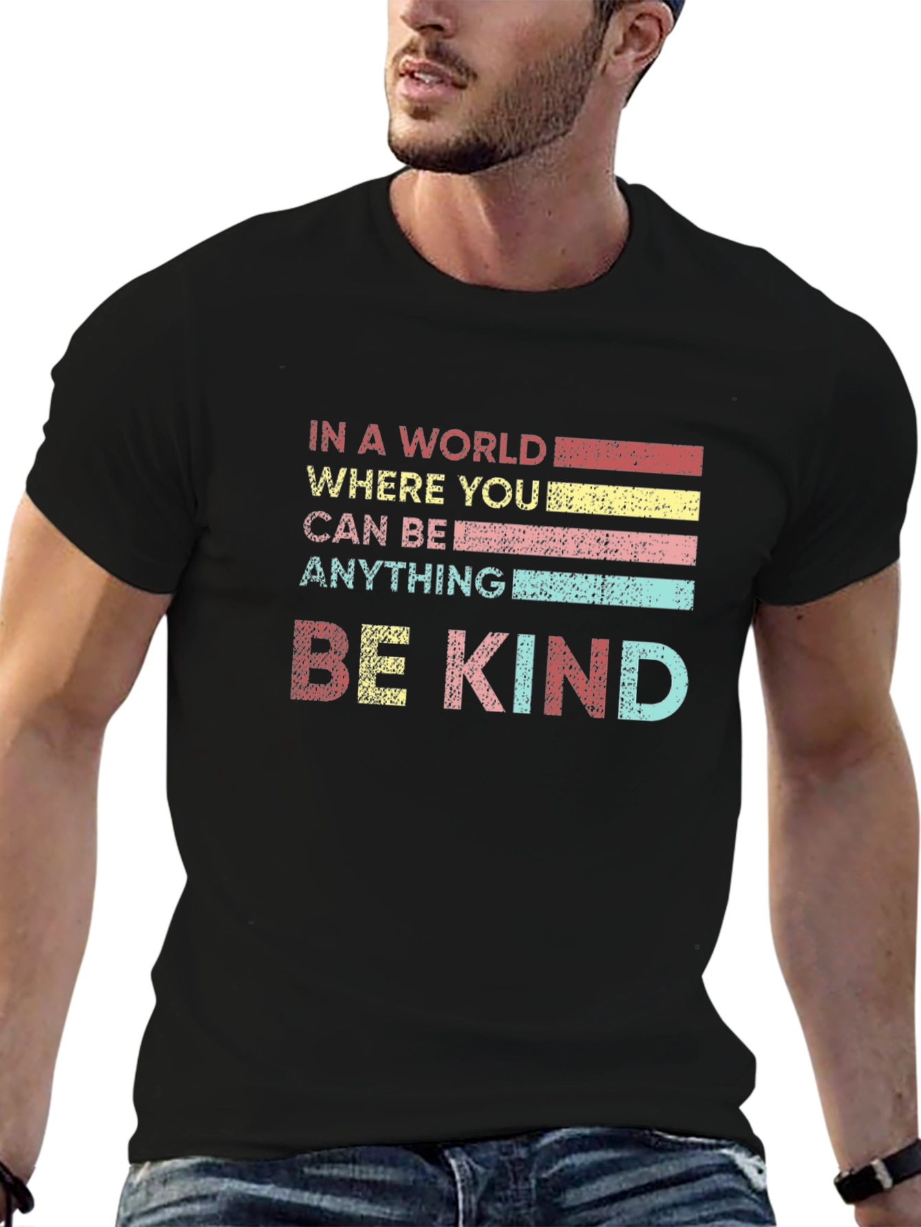 Be Kind Graphic Tee - Soft Cotton Blend T-Shirt