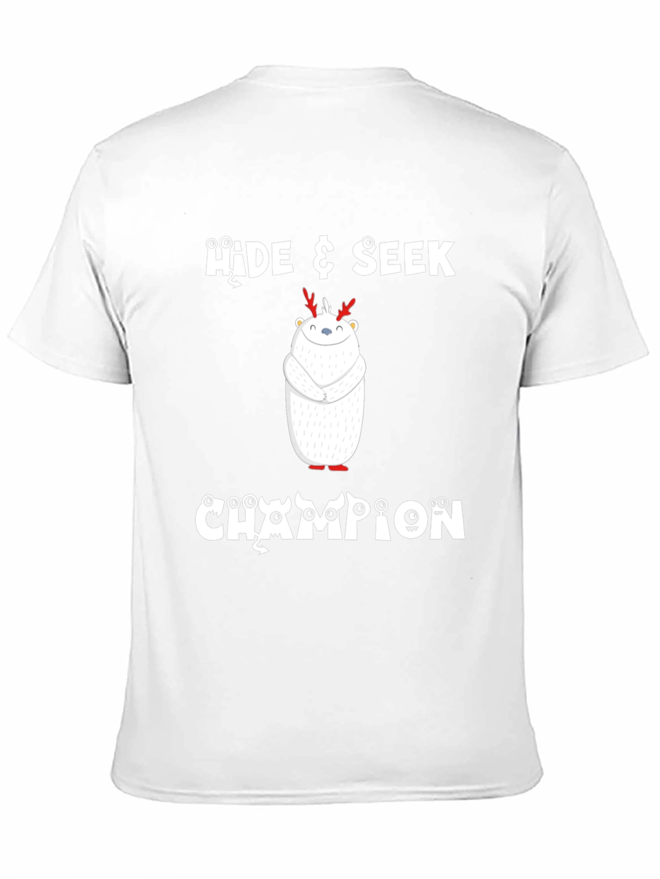 Hide & Seek Champion Black Graphic T-Shirt