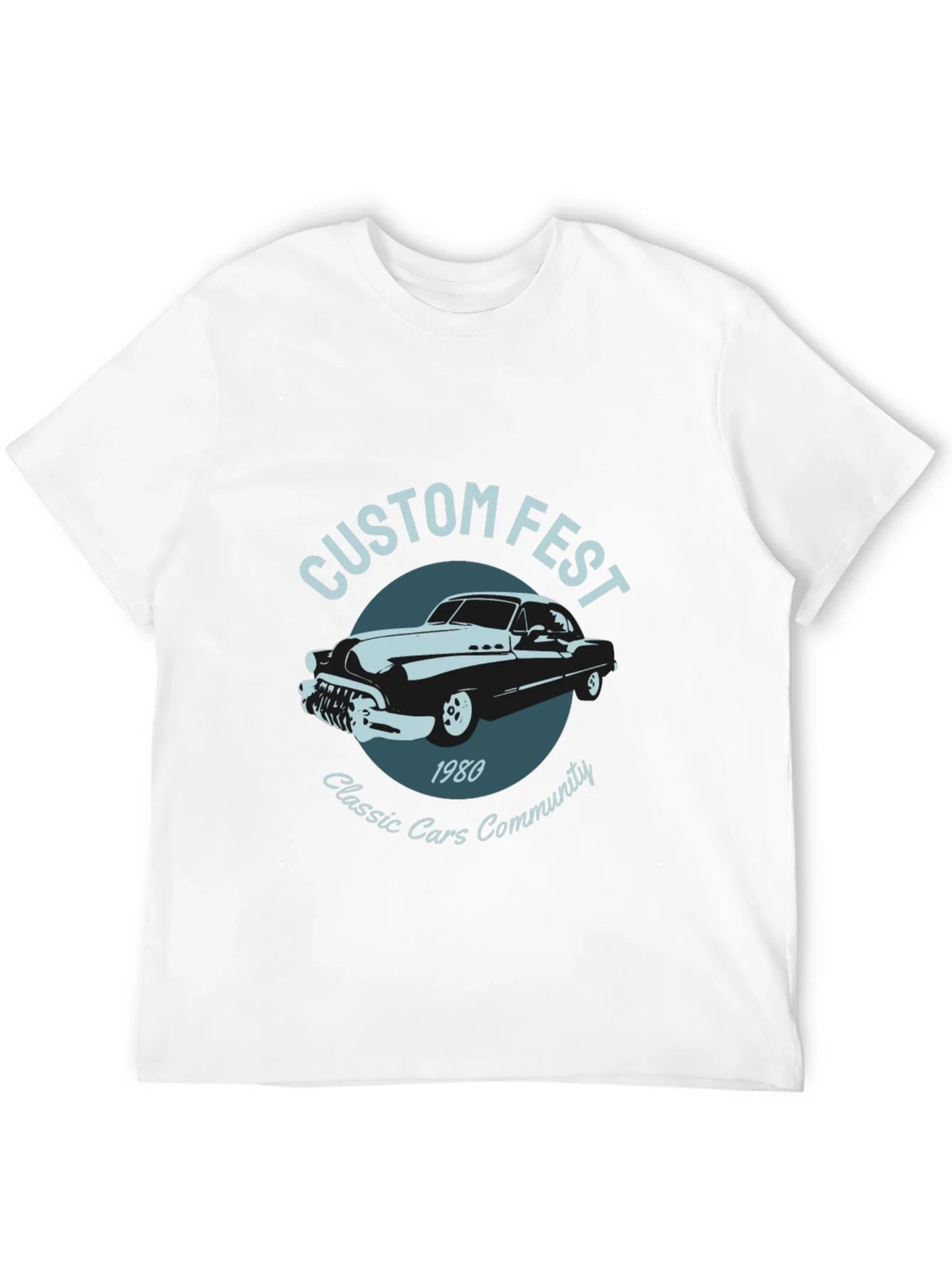 Custom Fest Classic Cars T-Shirt - 1980 Design
