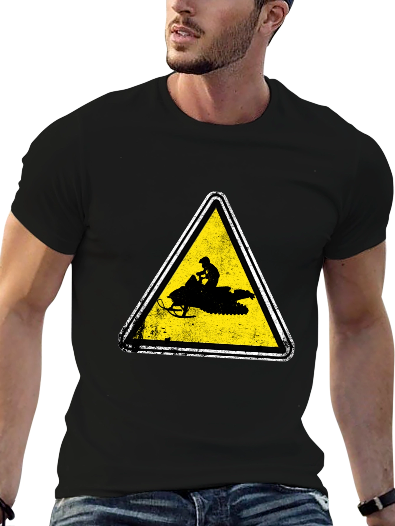 Snowmobile Warning T-Shirt