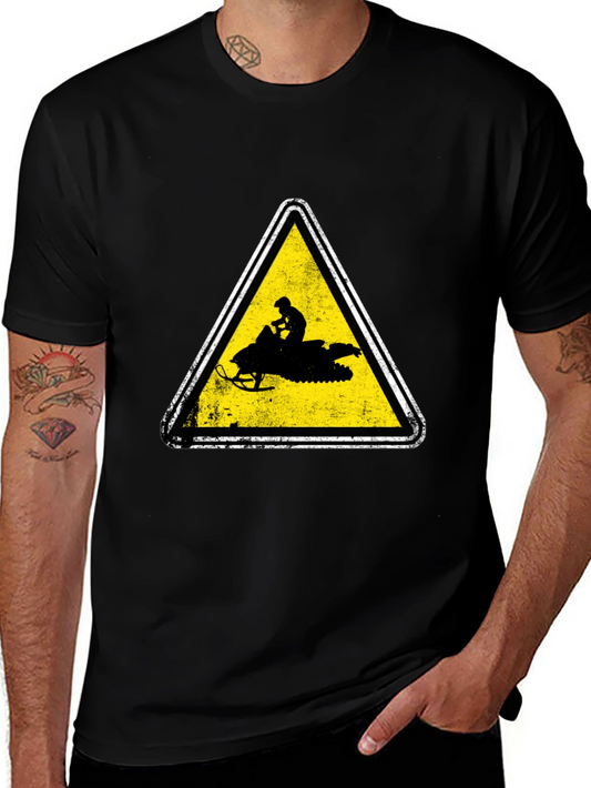 Snowmobile Warning T-Shirt