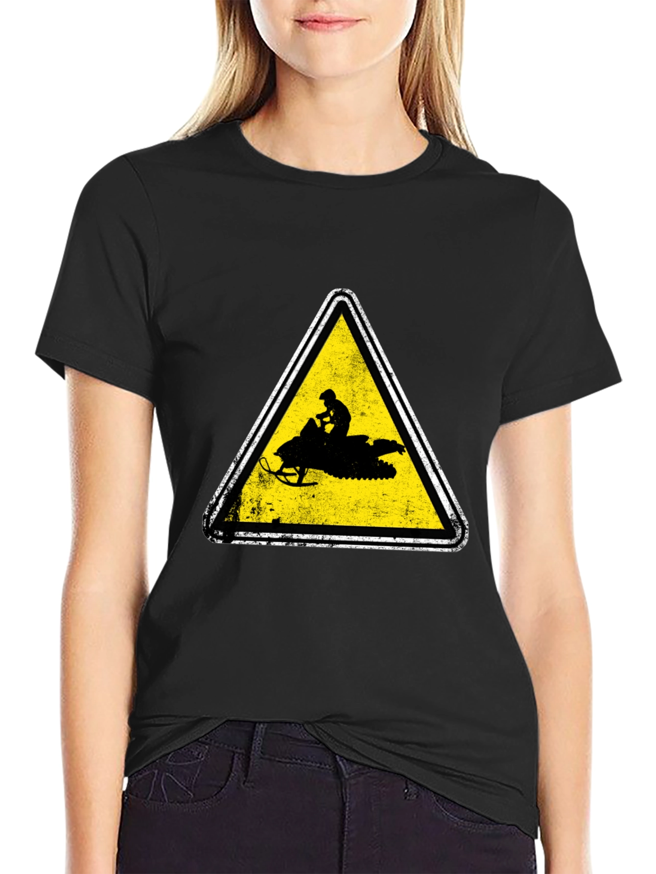 Snowmobile Warning T-Shirt