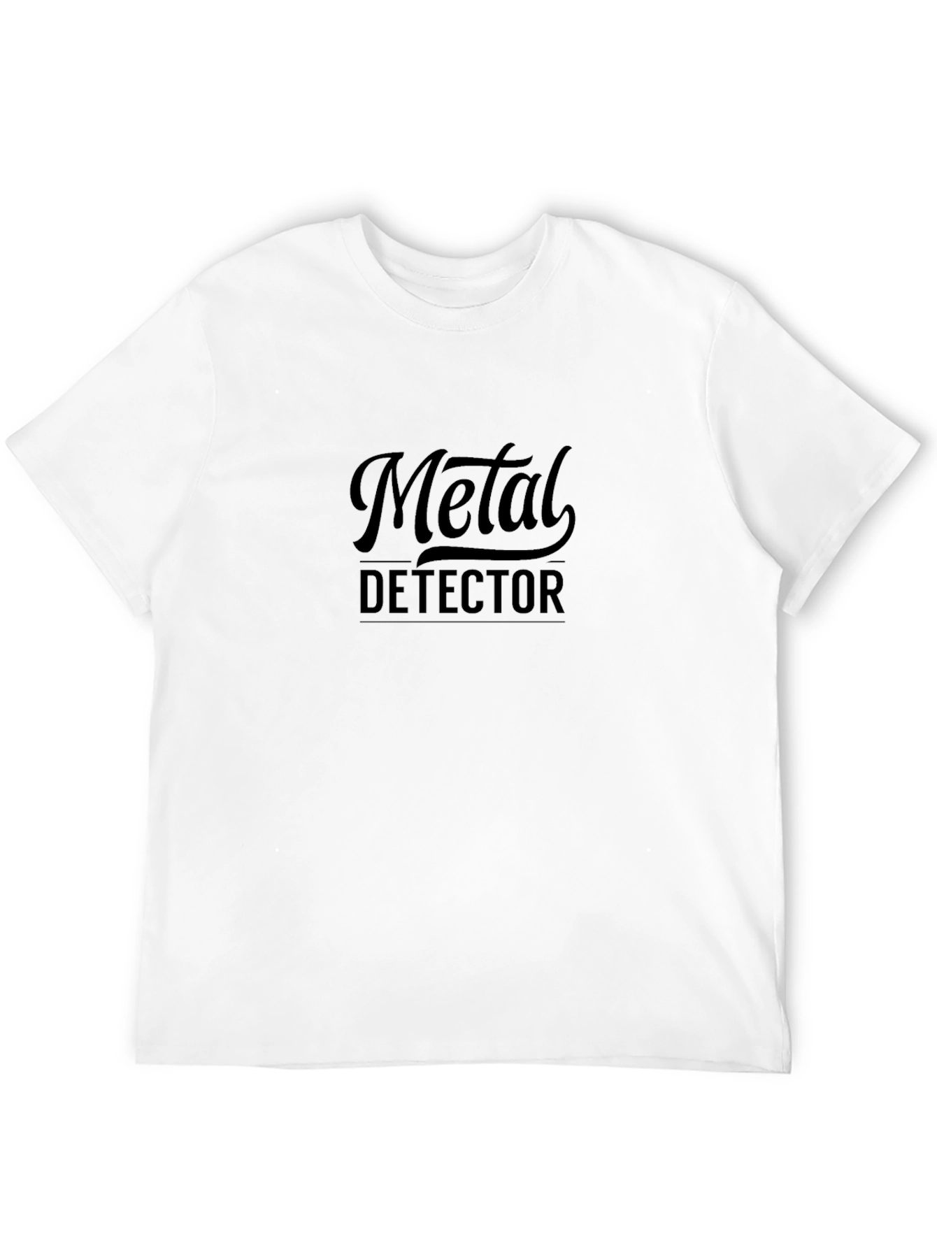 Metal Detector Black T-Shirt