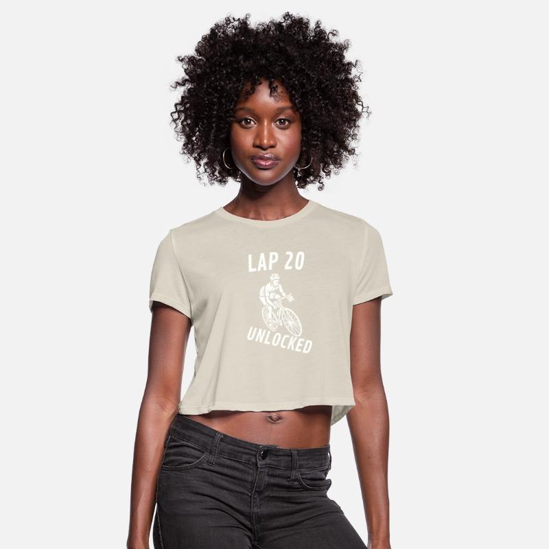 Lap 20 Unlocked Shirt Funny Cyclist Bike