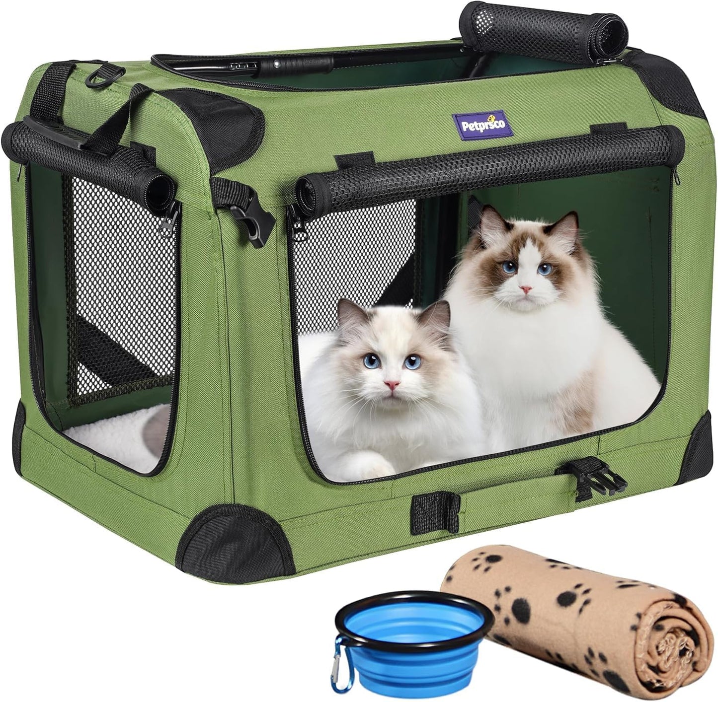 Large Cat Carrier for 2 Cats Small Medium Dogs, So - Top Rated
