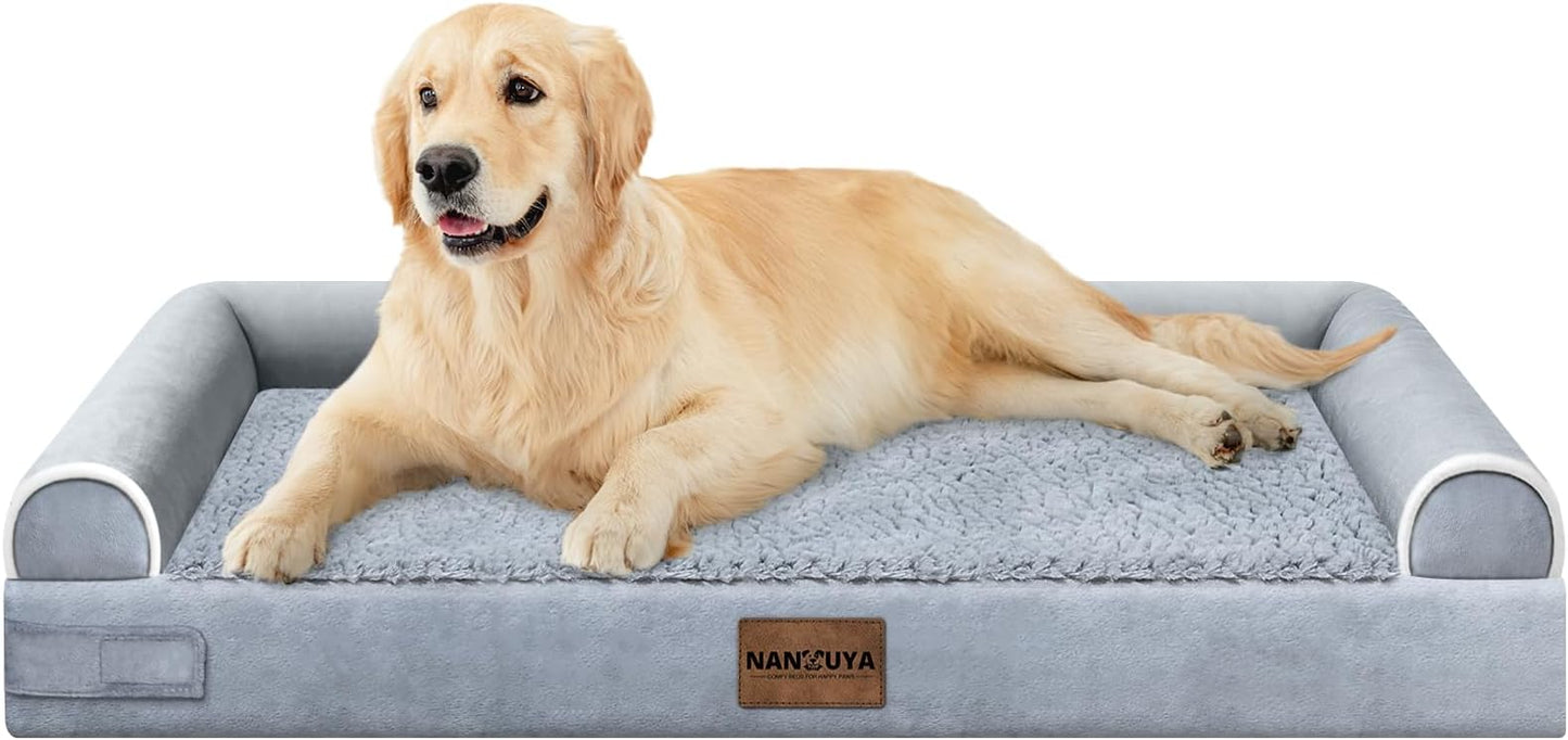 Large Dog Bed Orthopedic Washable: Beds Bolster XL - Premium Quality