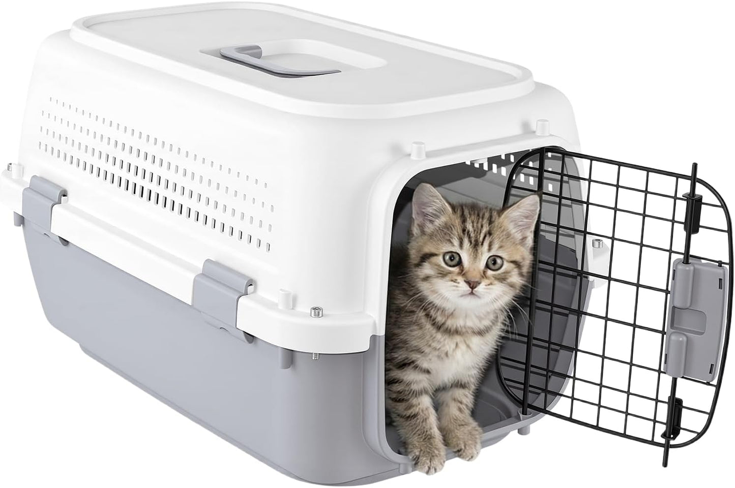Large Pet Travel Carrier Crate 57x37x33 cm Cat Car - Latest Style
