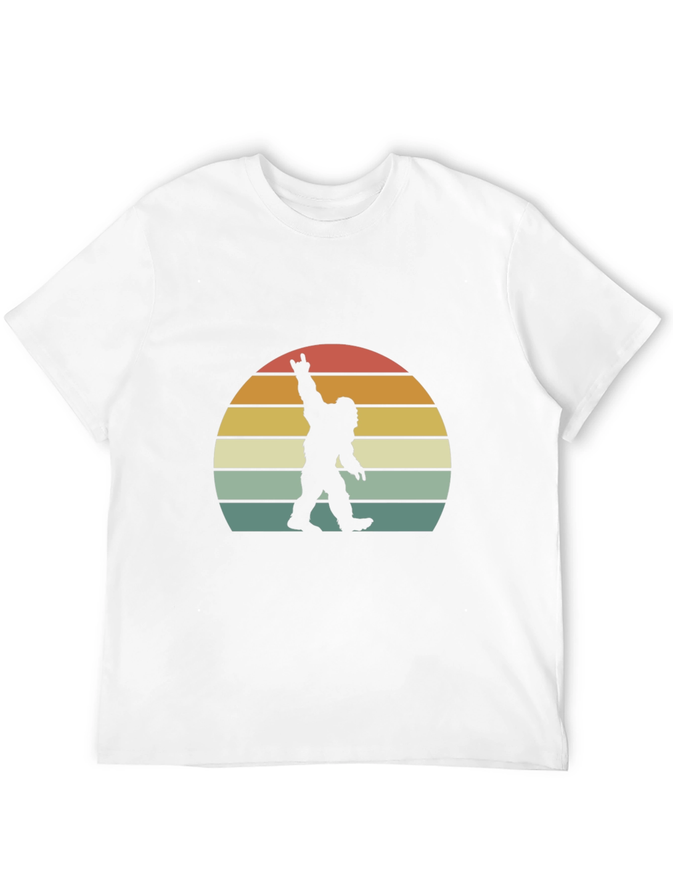 Retro Bigfoot Rock On T-Shirt