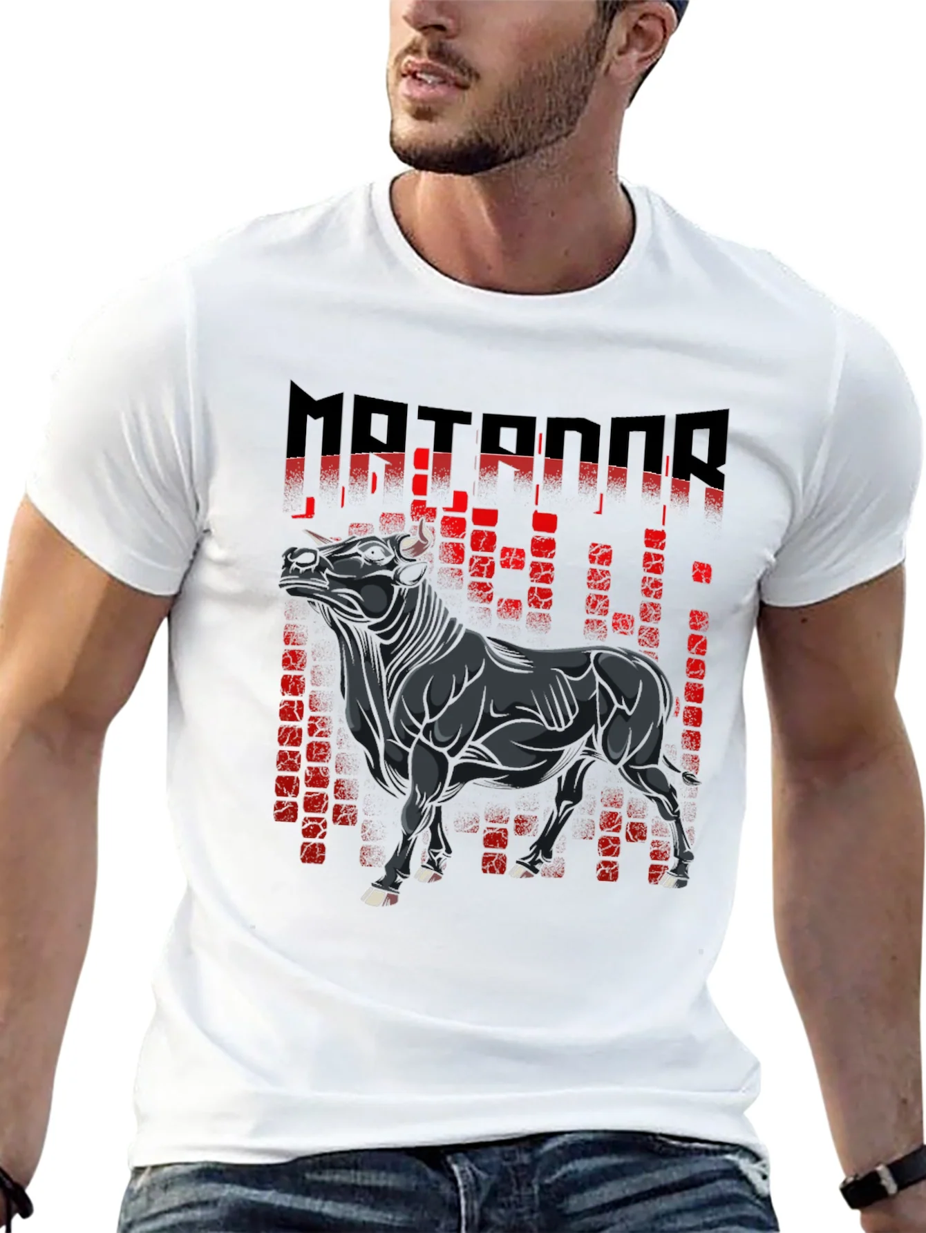 Matador Black Bull Graphic Print Tee