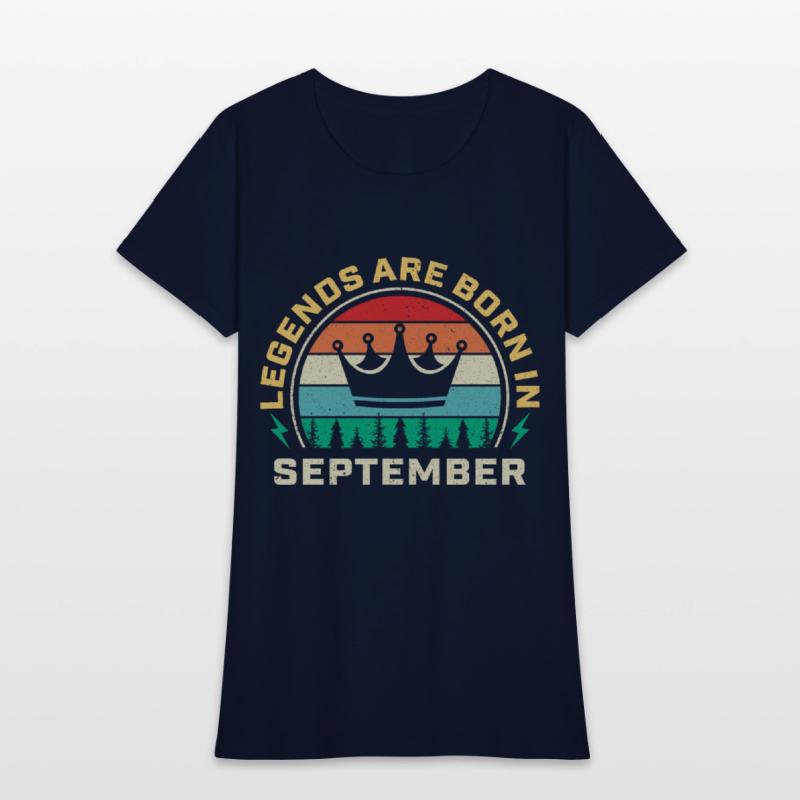 Legends are born in September Vintage shirt