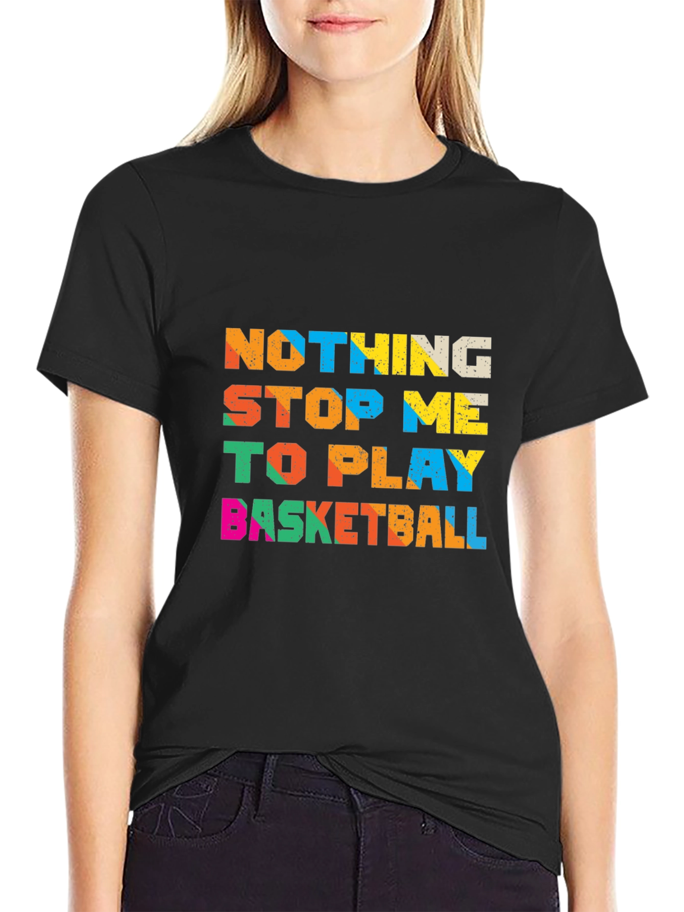 Nothing Stop Me To Play Basketball T-Shirt
