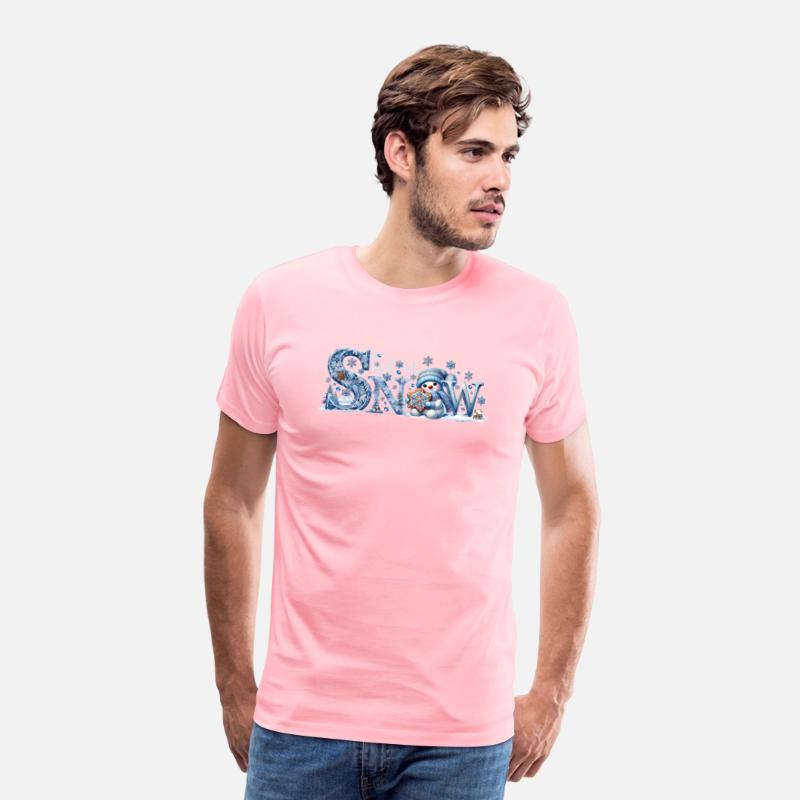 Let it Snow T-Shirt, Winter Lover Snowman Shirt