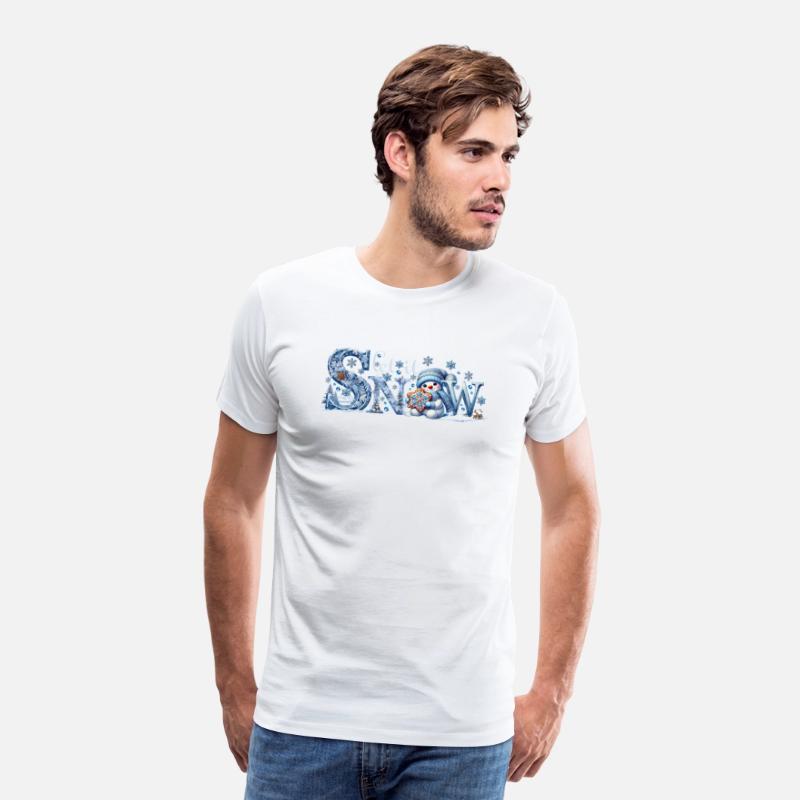 Let it Snow T-Shirt, Winter Lover Snowman Shirt