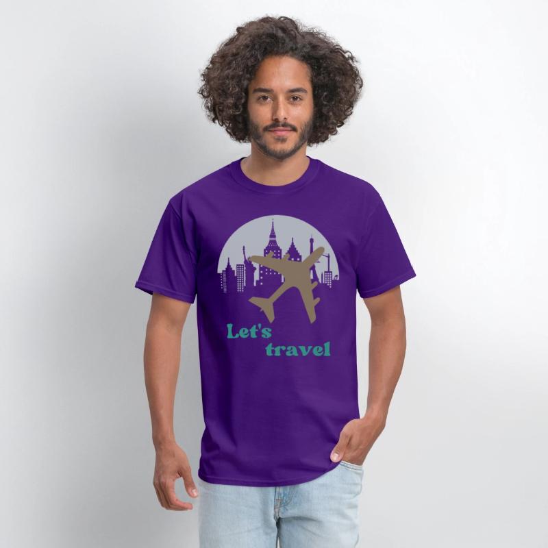 Let's travel quote t-shirt and apparrel