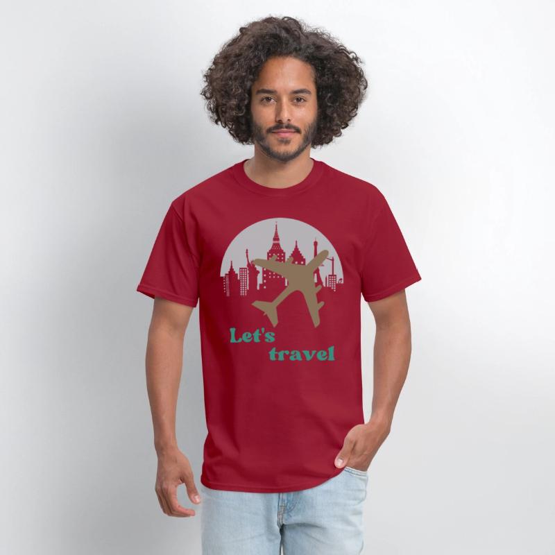 Let's travel quote t-shirt and apparrel