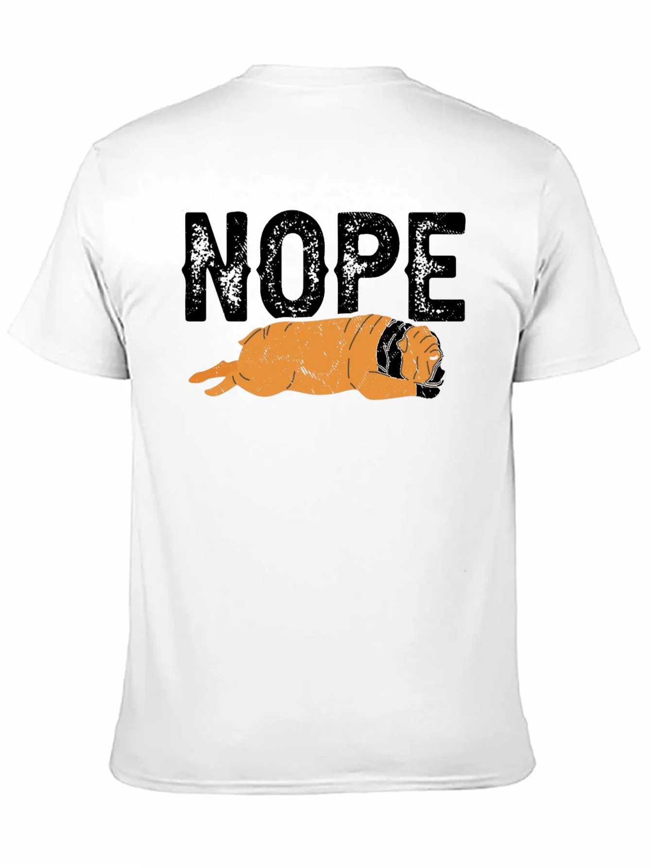 Nope Shar Pei Graphic T-Shirt