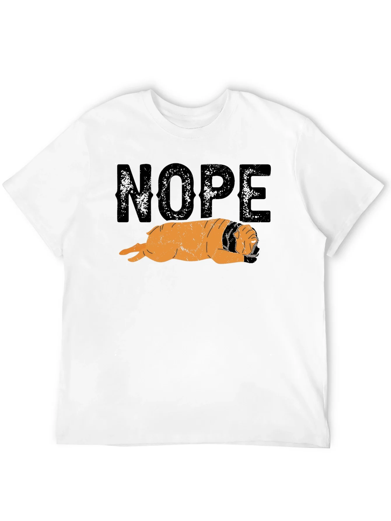 Nope Shar Pei Graphic T-Shirt