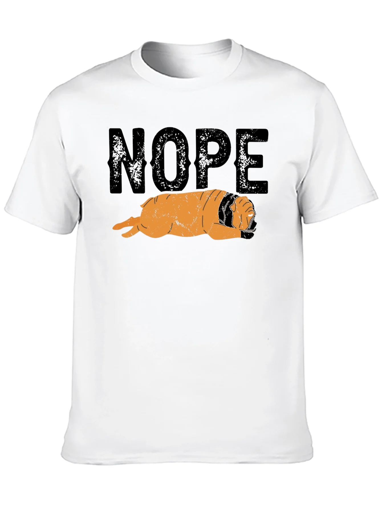 Nope Shar Pei Graphic T-Shirt