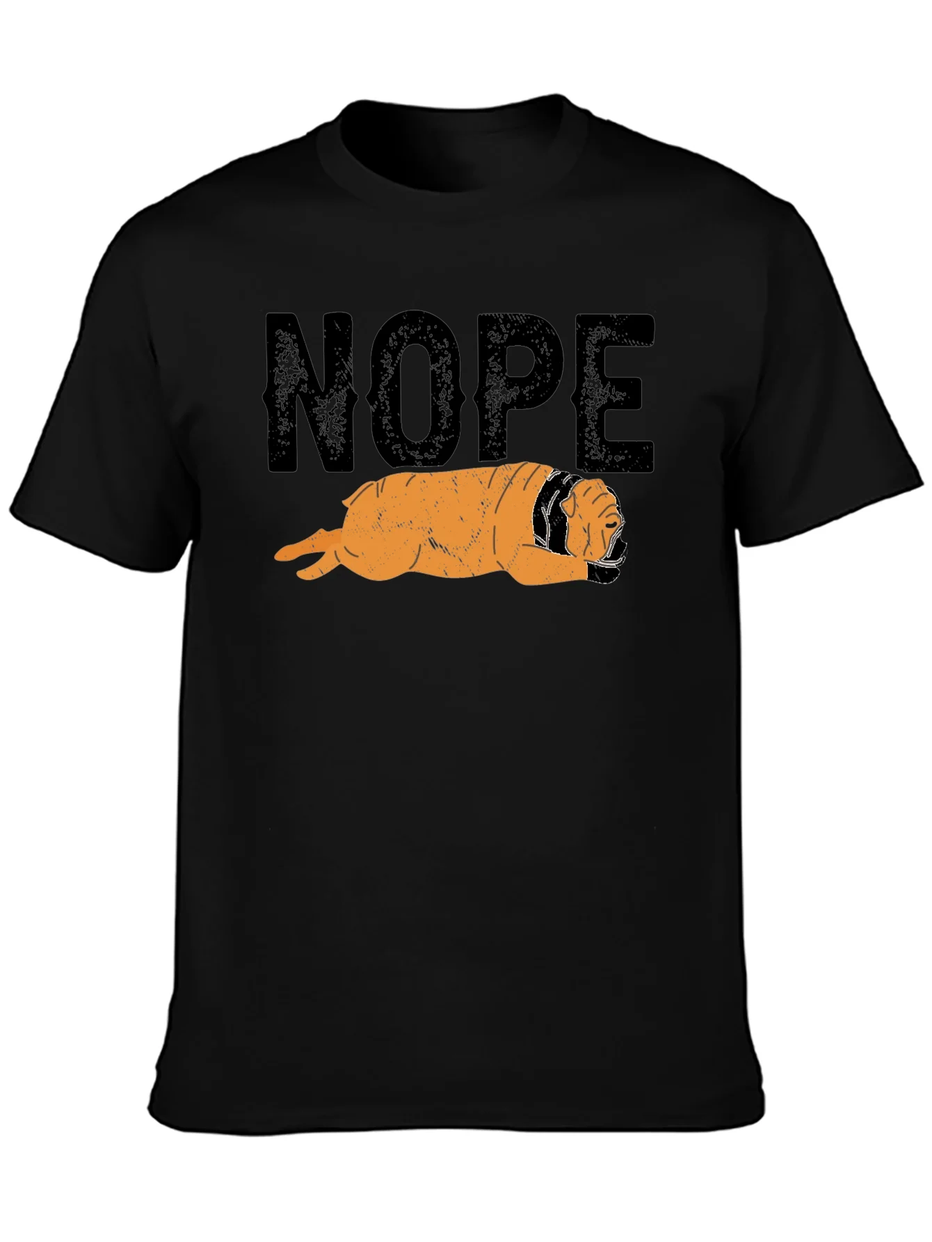 Nope Shar Pei Graphic T-Shirt