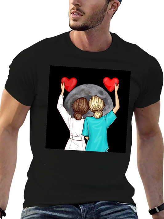Nurse & Doctor Love Moon Tee