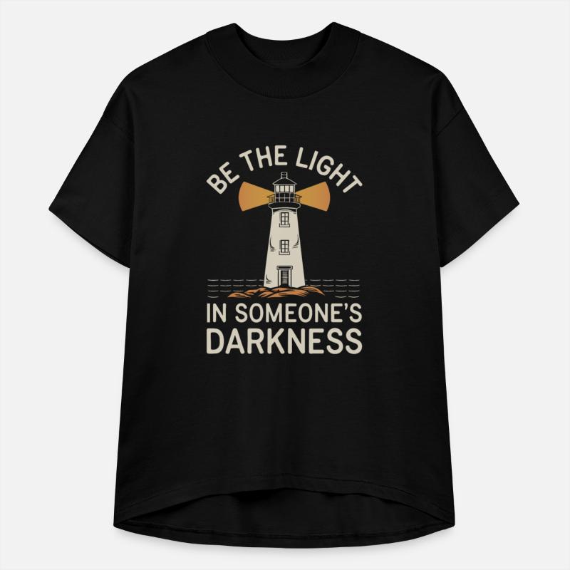 Lighthouse motivational saying - Positive thinking