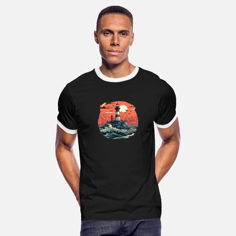 Lighthouse on rocks