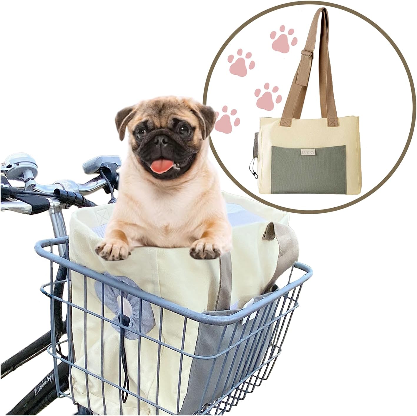 【limande】 Bicycle Dog Carrier, Bike Dog, Dog Goods - Best Seller