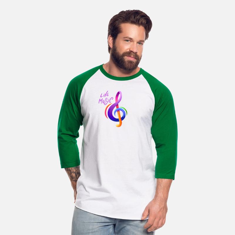 live music music and arts t shirt