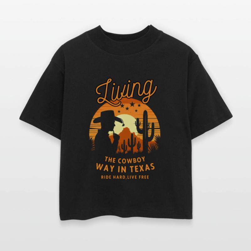 Living the cowboy way in texas, ride hard live fre