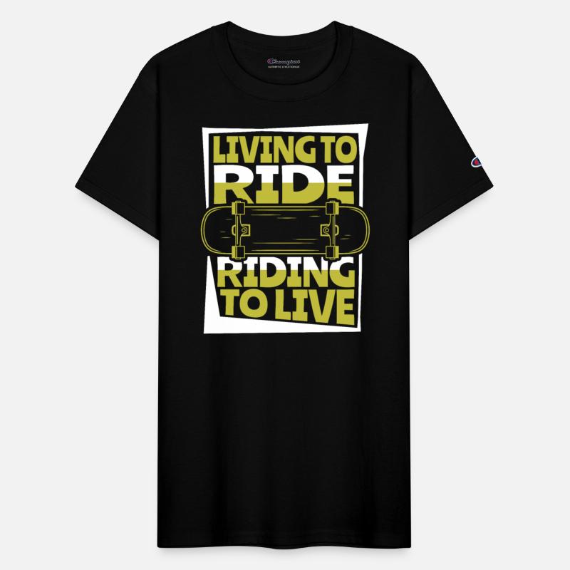Living To Ride Riding To Live Skatergirl
