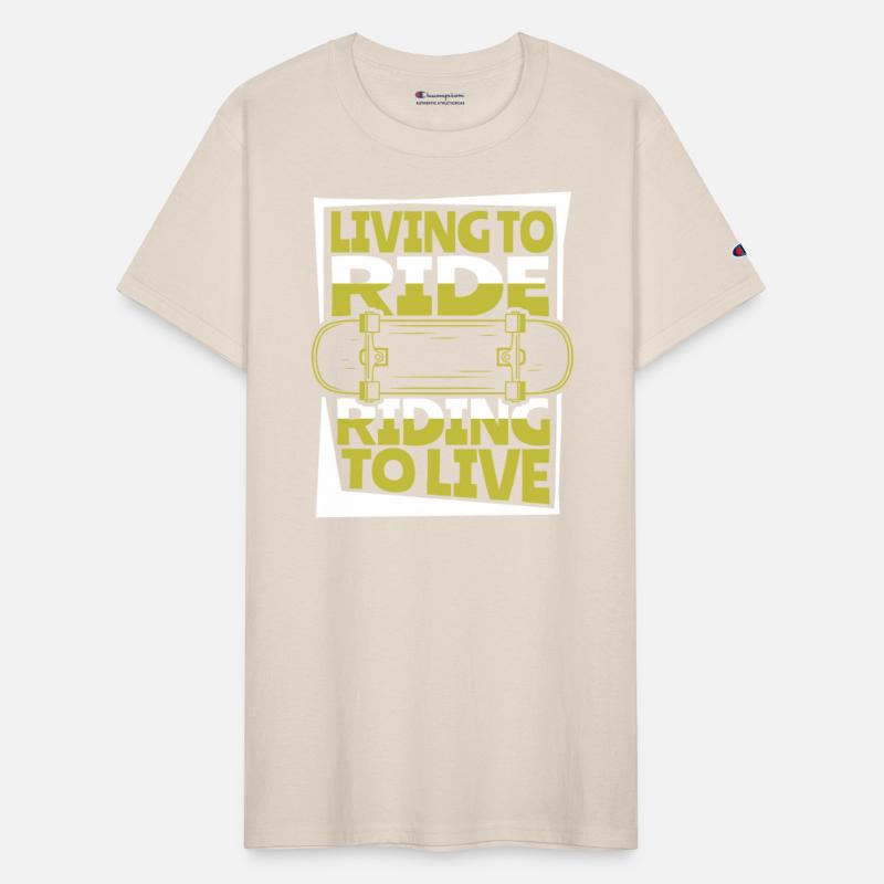 Living To Ride Riding To Live Skatergirl