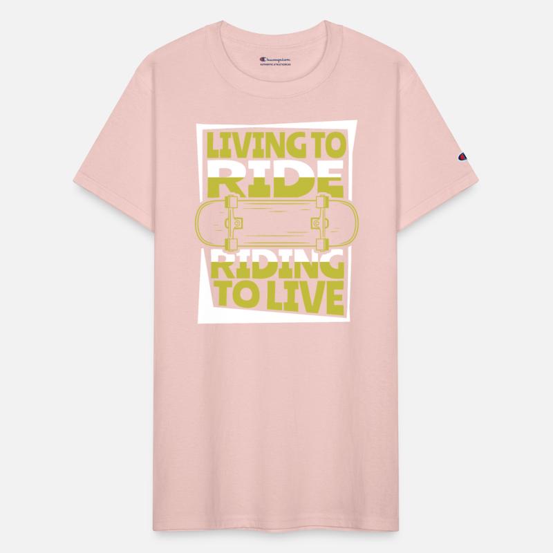 Living To Ride Riding To Live Skatergirl