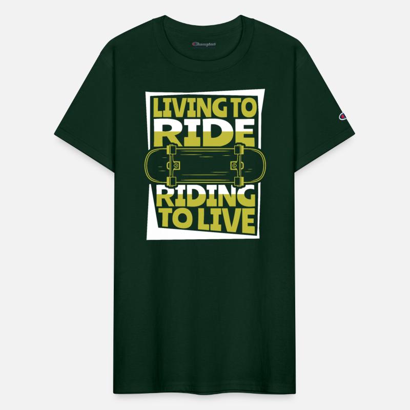 Living To Ride Riding To Live Skatergirl