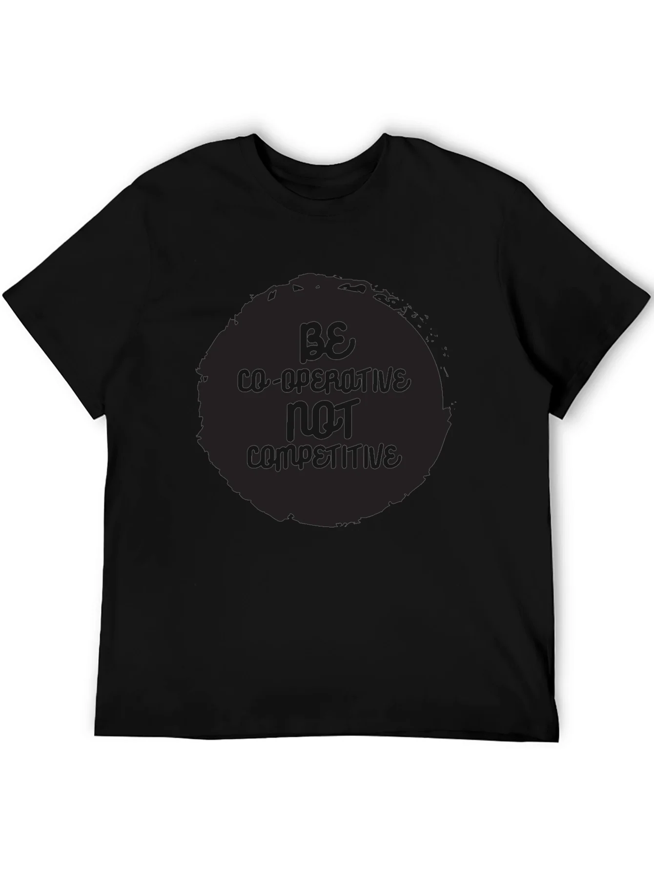 Cooperative Spirit Black Crewneck T-Shirt
