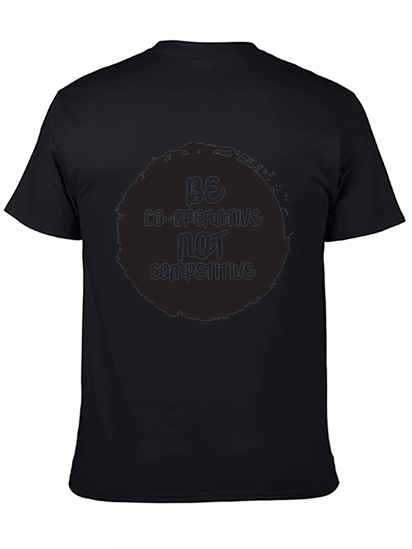 Cooperative Spirit Black Crewneck T-Shirt