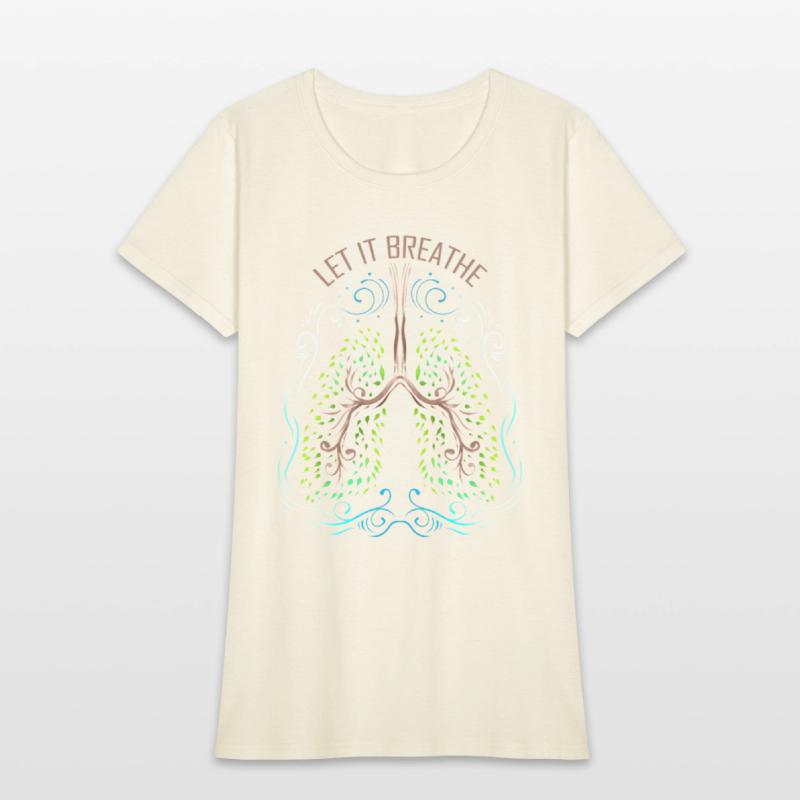 Logo Let It Breath - Green Lung Out Of Trees For
