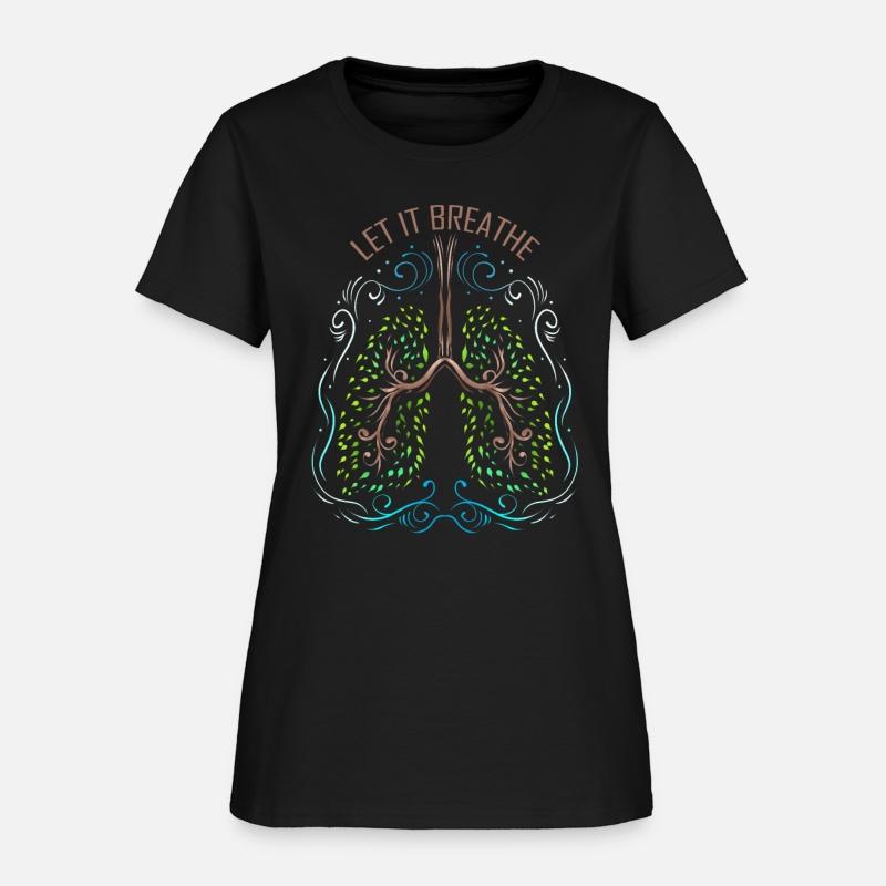 Logo Let It Breath - Green Lung Out Of Trees For