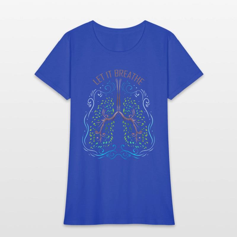 Logo Let It Breath - Green Lung Out Of Trees For