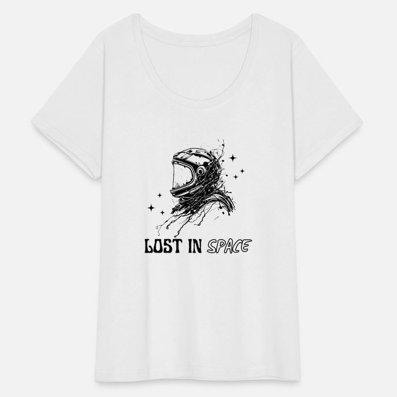Lost in Space – Astronaut Art (black)