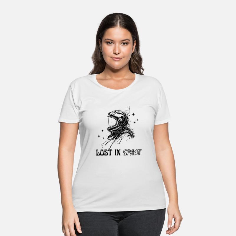 Lost in Space – Astronaut Art (black)