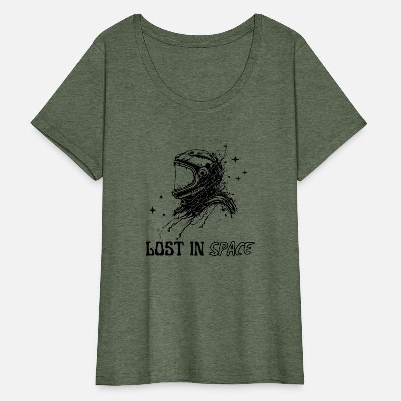 Lost in Space – Astronaut Art (black)
