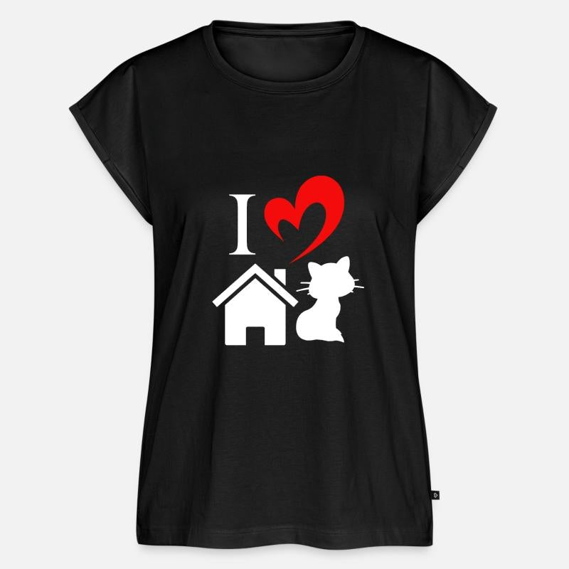 Love House Cat heart Valentines day Cat Loves Pet
