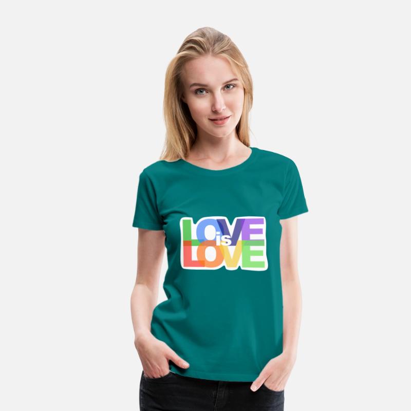 love is love lgbt rainbow colored