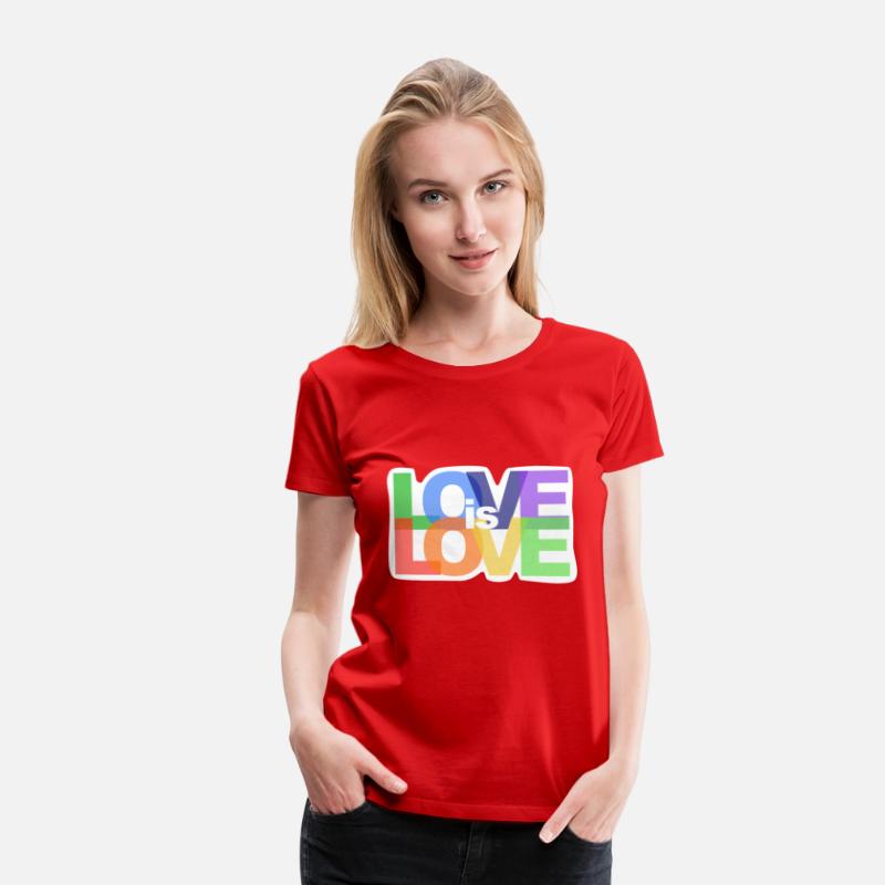 love is love lgbt rainbow colored
