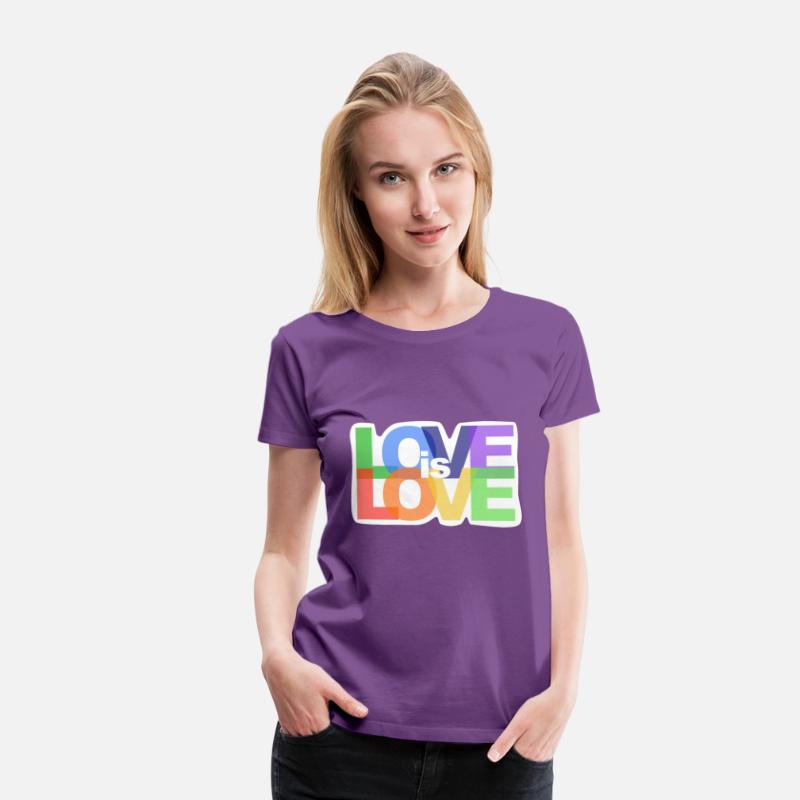 love is love lgbt rainbow colored