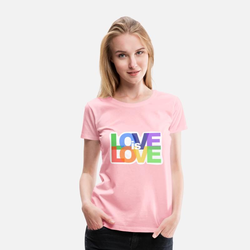 love is love lgbt rainbow colored
