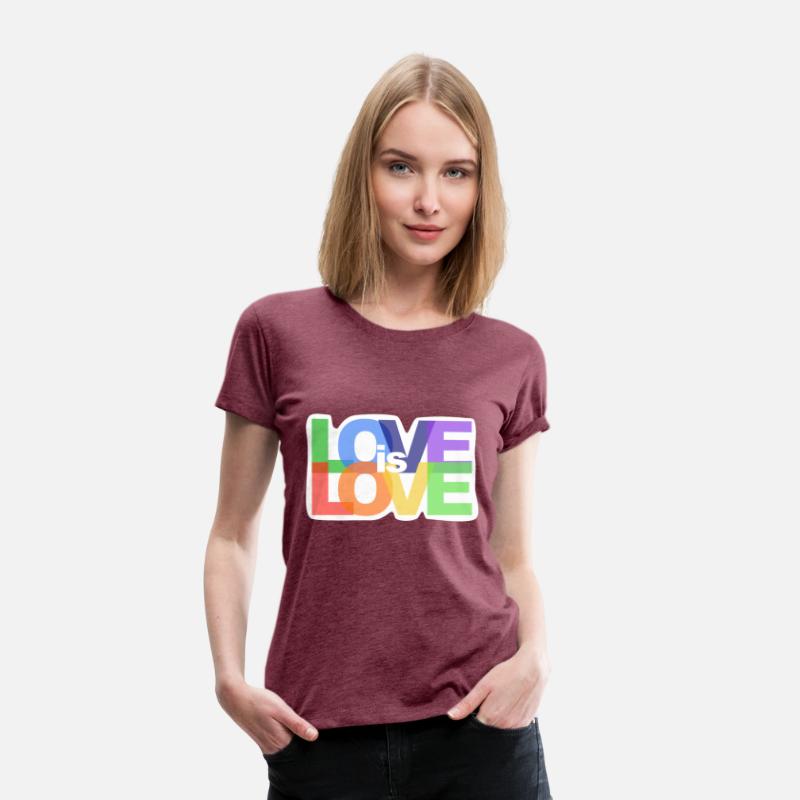 love is love lgbt rainbow colored