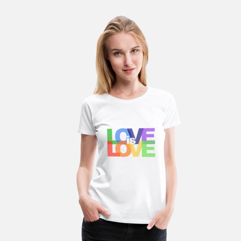 love is love lgbt rainbow colored